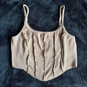 Inside Out Seam Crop Tank